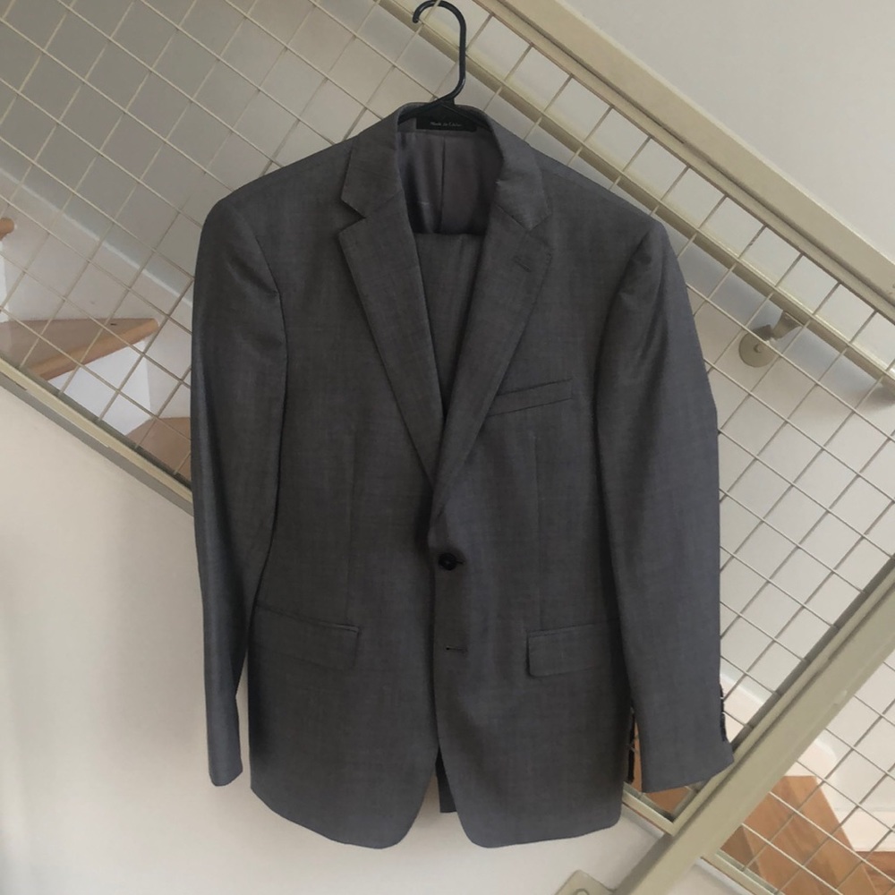 Men’s Grey Calvin Klein Suit - Pants & Jacket